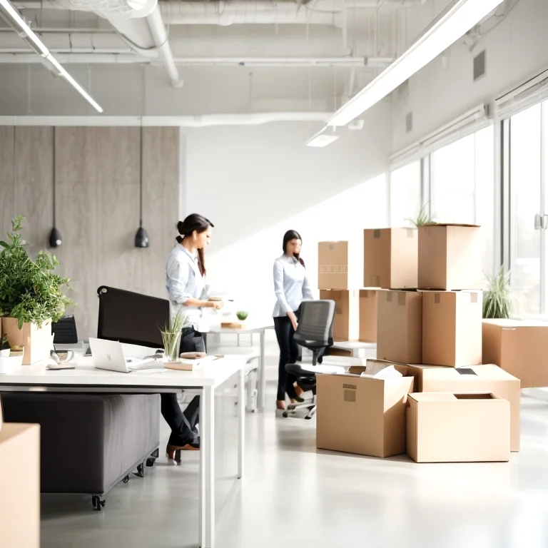 オフィス移転作業の様子